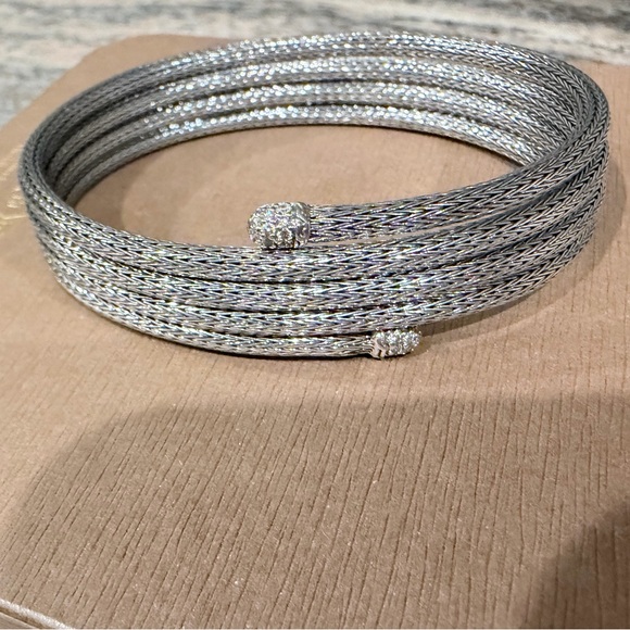 John Hardy Jewelry - John Hardy Silver and Diamonds Multi-Strand Bracelet
